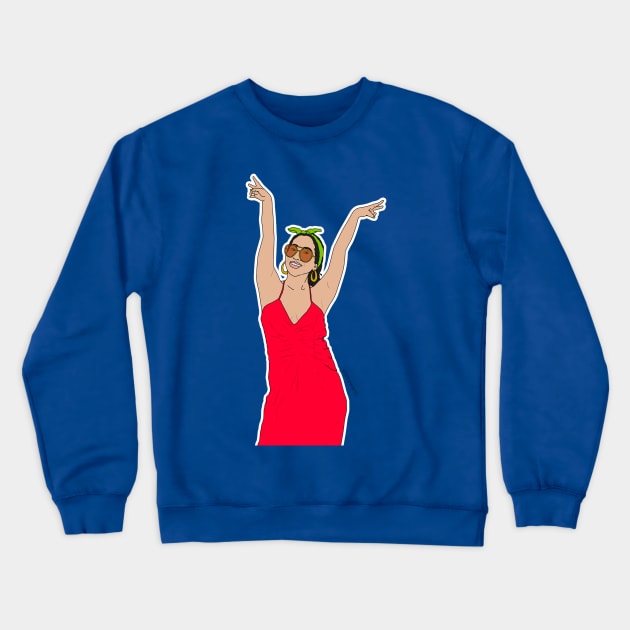 Woo! Crewneck Sweatshirt by Ella Byworth 